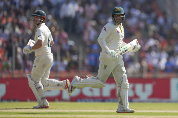 Travis Head and Usman Khawaja opened for Australia in India in 2023.