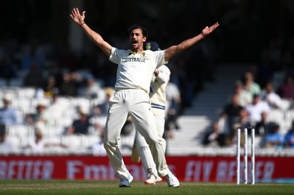 Mitchell Starc unsuccessfully appeals.  