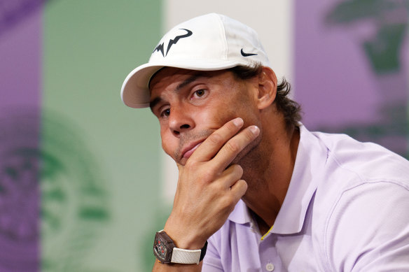 Rafael Nadal announces he is pulling out of Wimbledon.