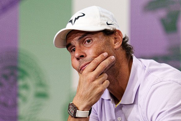 Rafael Nadal announces he is pulling out of Wimbledon.