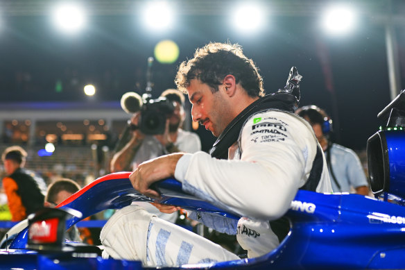 Ricciardo settles into his RB car ahead of what could prove to be his final F1 race.