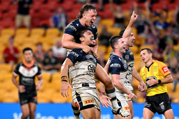 North Queensland youngsters Jeremiah Nanai and Reuben Cotter were crucial to the Cowboys’ resurgence.