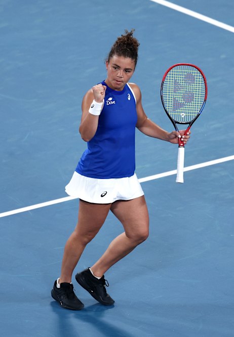 Jasmine Paolini at the 2025 United Cup.