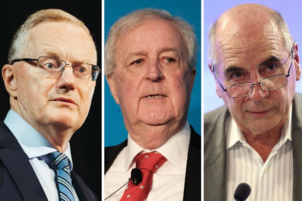 RBA interest rates board: Ian Macfarlane, Bernie Fraser, Philip Lowe ...