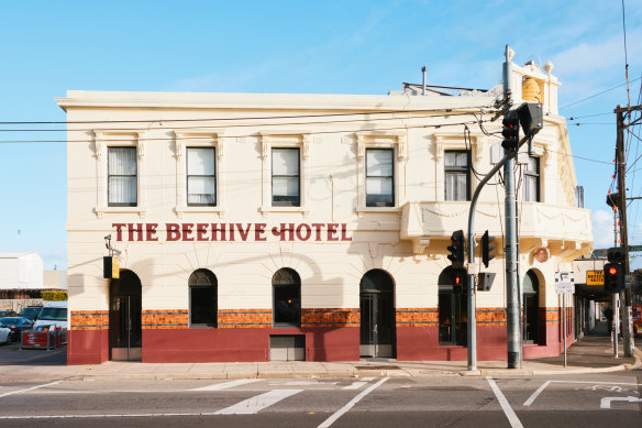 The freshly renovated Beehive Hotel in Hawthorn.