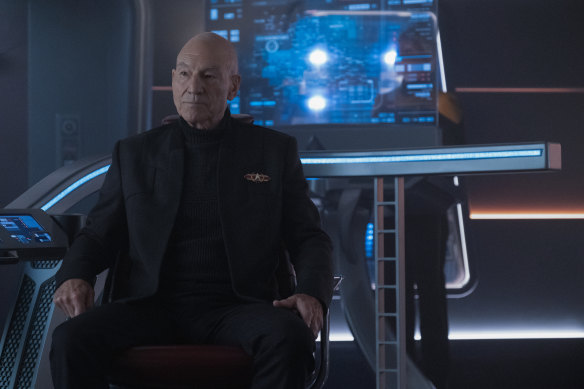 Patrick Stewart as Admiral Picard in Star Trek: Picard.