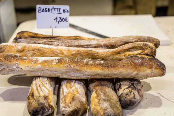 The French baguette.