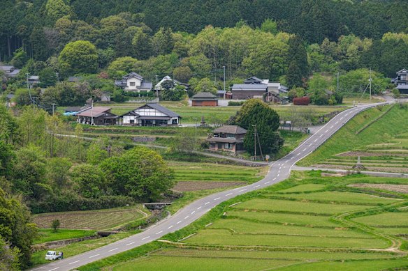 The Oita prefecture is known for its traditional rural scenery.