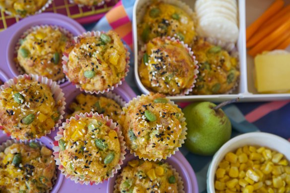 Muffins de missô ramen polenta de Jane de Graaff