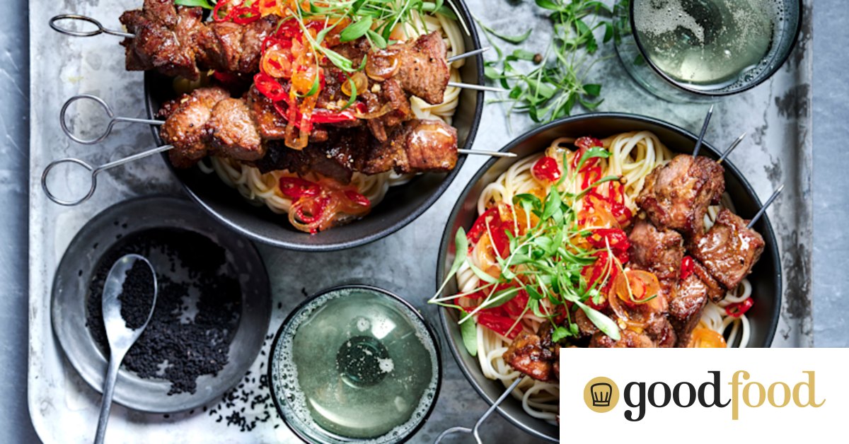 Cumin lamb skewers with quick chilli pickle  is your new weeknight go-to