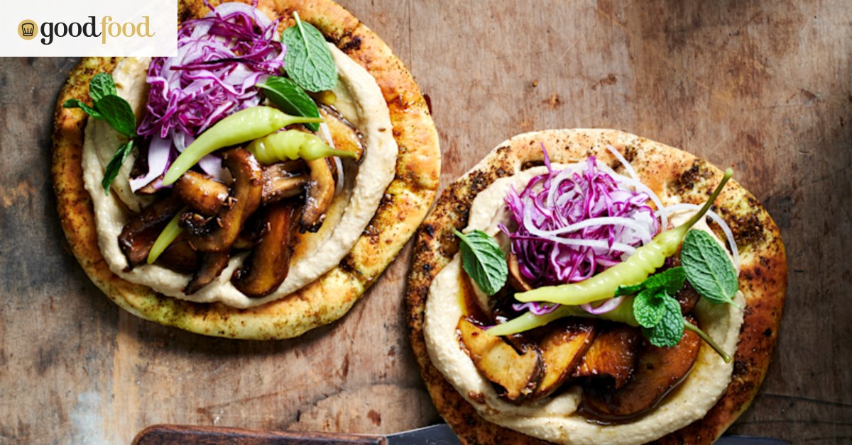 Công thức pitas nấm vị shawarma thơm ngon, nhanh gọn và không thịt