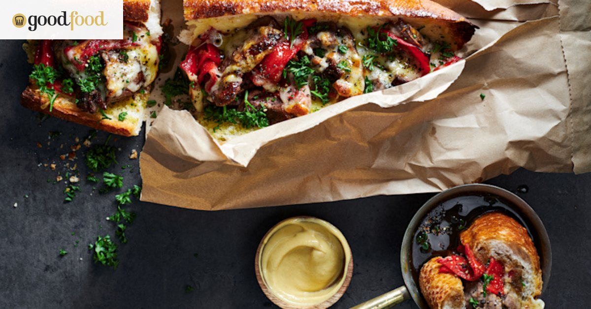 Skip the pub and smash this 20-minute steak sanga at home
