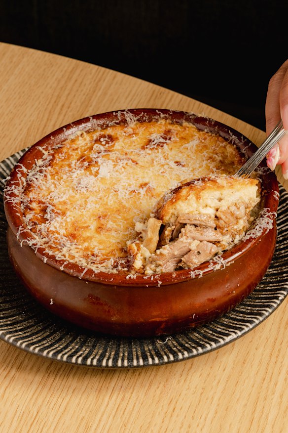 Goat moussaka at Ela Ela.