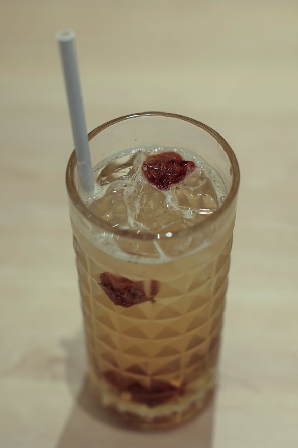 Sour plum highball.