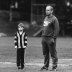 Regan Phelps stands alongside master coach Allan Jeans at training