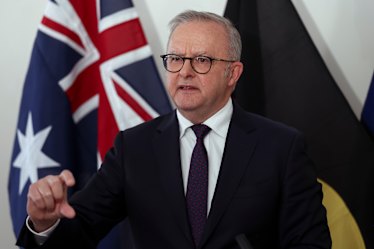 Prime Minister Anthony Albanese in New York.
