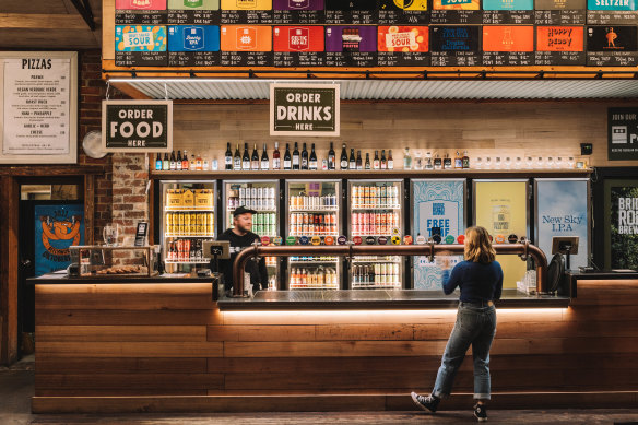 Order small-batch beers at the source at Bridge Road Brewers, Beechworth.
