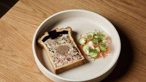 Aru’s pate en croute meets banh mi.