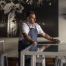 Owner-chef Attila Yilmaz at his Canterbury restaurant Pazar Food Collective.