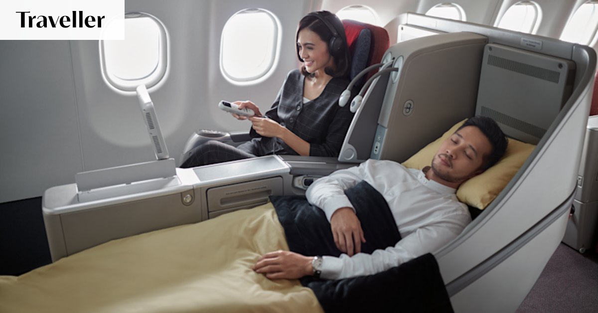 This business class has one of the worst seats – and one of the best meals