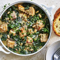 Adam Liaw’s pork and silverbeet stew.