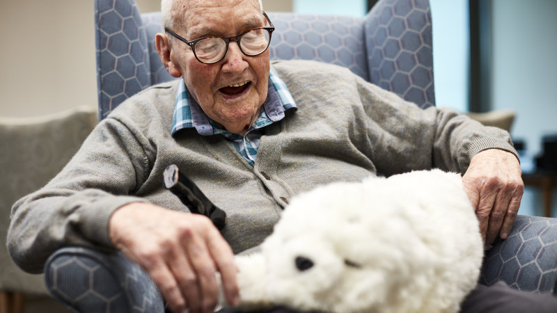 Robotic Pets Soothe Dementia Patients