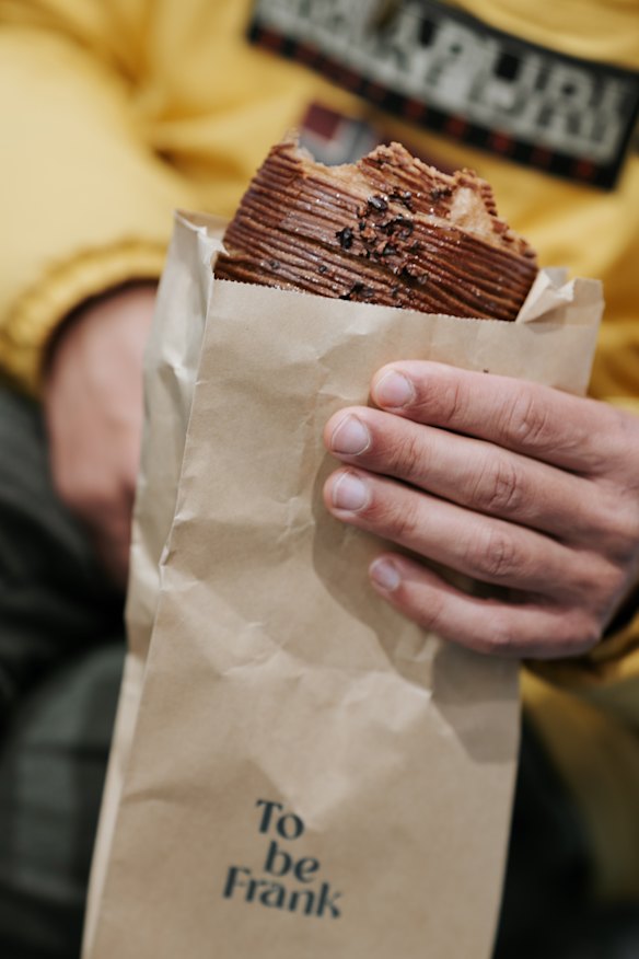 There are several pastries to choose from.