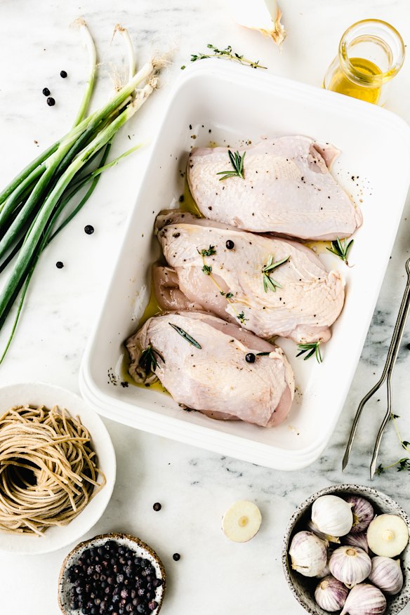 Chicken from The Food Farm. 