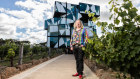 Chester Osborn and the Cube at D’Arenberg Wines in McLaren Vale. 