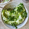 Brussels sprouts colcannon.