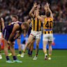‘Unsighted’: The Dockers who disappeared and Hawks who stood tallest in a finals stunner