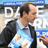 Dave Sharma has yet to concede defeat of his once-safe Liberal seat of Wentworth.