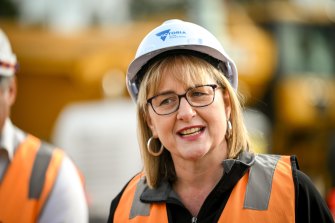 The Minister of Transport and Infrastructure, Jacinta Allan.