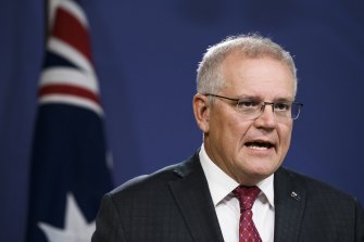 Scott Morrison is standing by his decision to ban Australian citizens from returning from India.