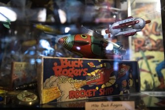 Buck Rogers toy collection from the museum. 