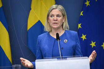 Prime Minister Magdalena Andersson has announced Sweden is seeking to join NATO.