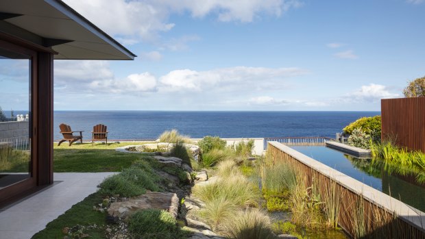 Jane Irwin designed this cliff-side garden in Vaucluse to maximise the expansive view.