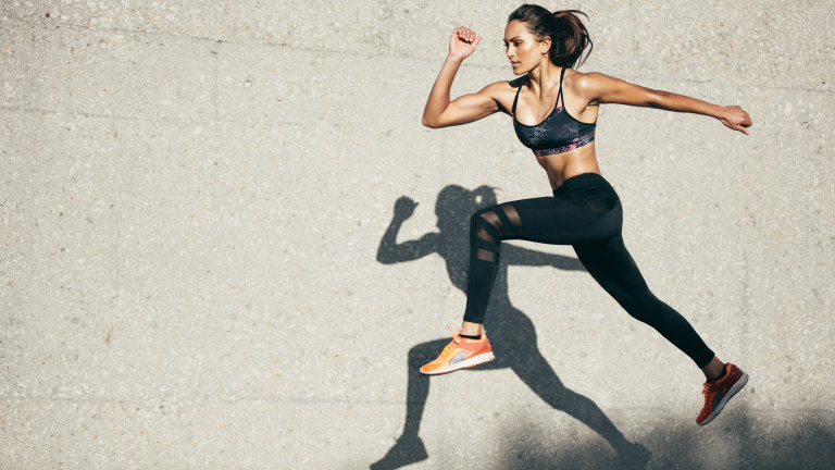 working out without a sports bra