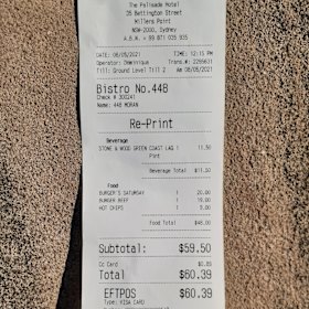 The bill, please: lunch with James Valentine.