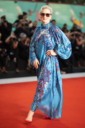 Meryl Streep poses at the 76th edition of the Venice Film Festival.