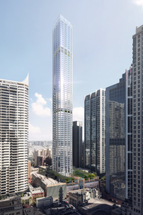 Ingenhoven and Architectus have won the international design competition for the mixed-use tower at 505-523 George Street, owned by Mirvac and Coombes Property Group.