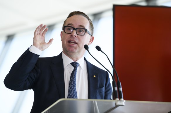 Qantas chief executive Alan Joyce. 