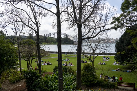 Locked down Sydneysiders have lost none of their enthusiasm for picnics. 