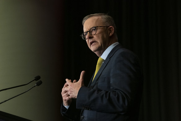 Labor leader Anthony Albanese.