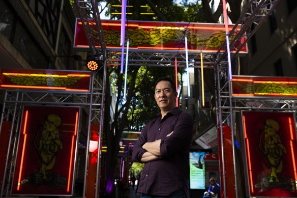 Brad Chan, Haymarket HQ founder and mastermind behind Neon Playground, hopes to breathe new life into Chinatown.