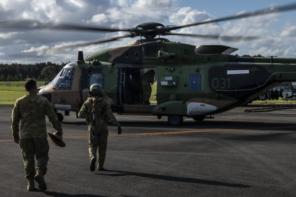 The Australian Defence Force has been assisting with the flood recovery efforts.