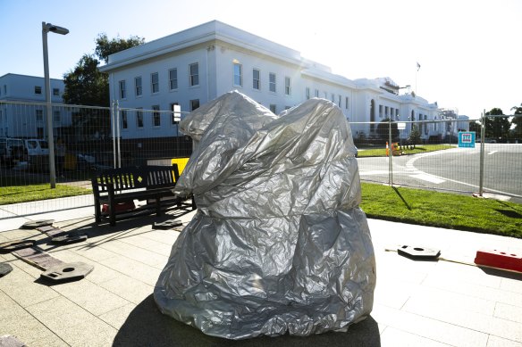 The statues will be unveiled on Wednesday.