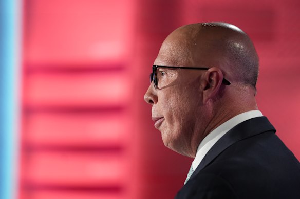 Opposition Leader Peter Dutton. 