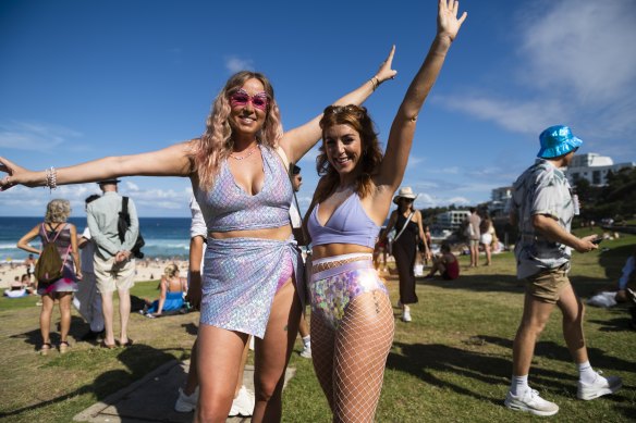Courtney Williams and Amy Martin said Sydney’s Mardi Gras and World Pride events were the best they’d been to.  