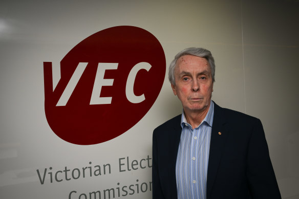 Warwick Gately finishes his 10-year term as Victorian Electoral Commissioner at the end of April.